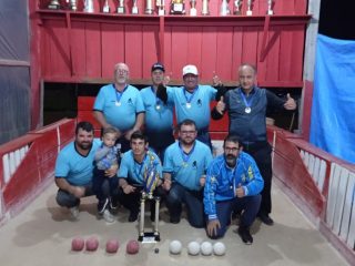 Cancha do Tixa  é campeão do Campeonato Municipal de Bocha da Cidade